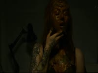 Scatgirl pours shit over face
